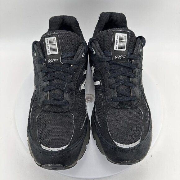 New Balance 990V4 Blue Navy Suede Women Running Sneaker Shoes W990BK4 Size 10.5 - Picture 3 of 12